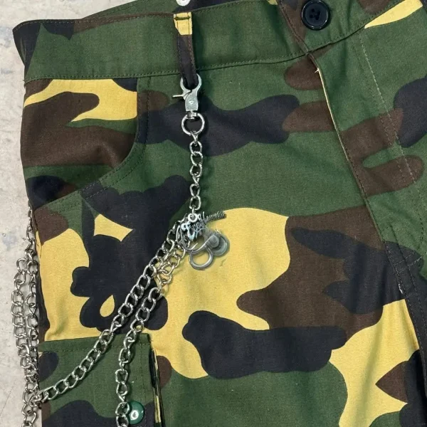 Design Men's Camo Cargo Shorts Hot Shorts with Zipper Fly Woven Casual Style - Image 3