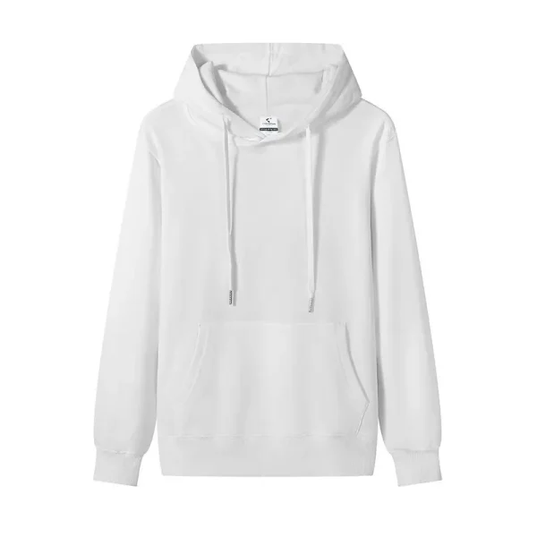 Unisex 300g Pure Cotton Hooded Sweatshirt  European Aerican Loose Fit Men Women Hoodie - Image 2