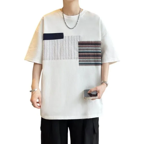 2025 Men's Oversize T-Shirts Premium Quality Breathable Casual T-shirt Personnalisé Cotton T-shirts