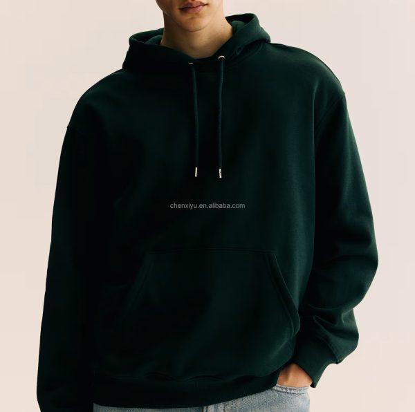Luxury Men's Oversize Heavy Weight Hoodie with Loose Fitting Kapuzenpullover Street Wear Hooded Pullover for Winter - Image 6