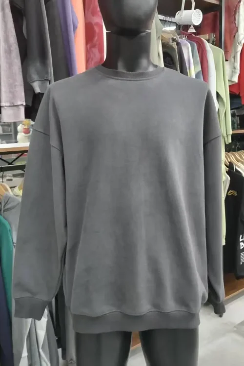 Autumn and Winter Trendy Men’s Sweatshirt  Thick Oversized Crew Neck 3D Embroidery New Style Clothing