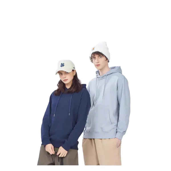 Unisex 300g Pure Cotton Hooded Sweatshirt  European Aerican Loose Fit Men Women Hoodie - Image 3