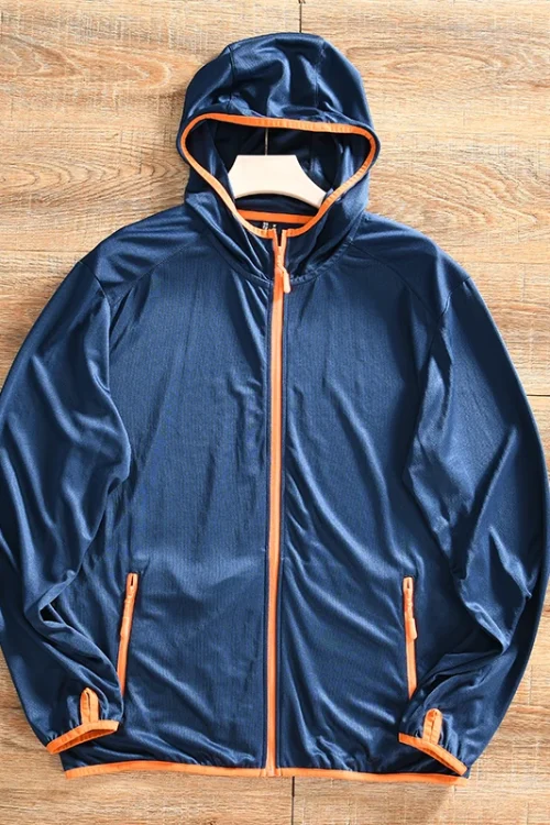 Luxury Men’s Hoodie Jacket Oversize Heavy Weight Sportswear Casual  Kapuzenpullover Coat with Zipper Pockets