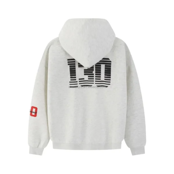 Men's Hoodie Sweatshirts High Quality Fleece  Plus Size Men's Hoodie Sweat Wear Capucha Hoodie for Men - Image 3