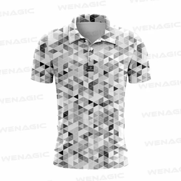 High Quality Sports Breathable Quick-Drying Short-Sleeved for Polo Shirt  Whole Digital 3D Printing T-Shirts for Men - Image 4