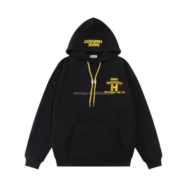 Men's High Quality Fleece Hoodie Sweatshirt Plus Size Print Pattern Capuche for Autumn Season - Image 5