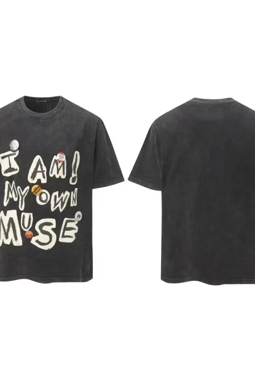 2025 Summer Men’s Casual Street American Vintage  Short Sleeve T-Shirt 230 Grams Oversized T-shirt for Men