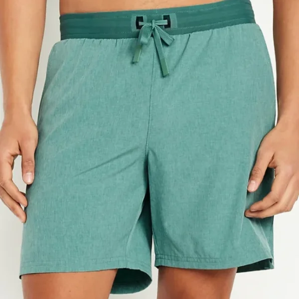 Men's Casual Athletic Workout Gym Shorts Breathable High Mid Waist Quick Dry With Zipper Pockets - Image 5