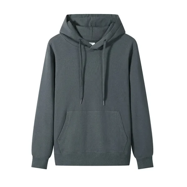 Unisex 300g Pure Cotton Hooded Sweatshirt  European Aerican Loose Fit Men Women Hoodie - Image 5