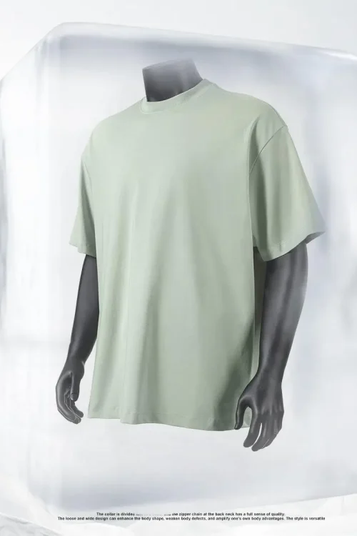 2025 Spring Summer Collection Unisex Mint Mambo Loose T-Shirt Youth Size Short Length Ice Cool Quick Dry T-Shirt for Men