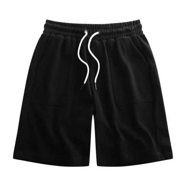 Men's Casual Athletic Workout Gym Shorts Coolmax Breathable Quick Dry Short Pant for Men - Image 2