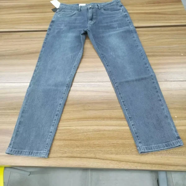American European Vintage Jeans Pants Cotton Denim Pants Washed Zipper Fly Design Fashion Jeans  Pants for Men - Image 5