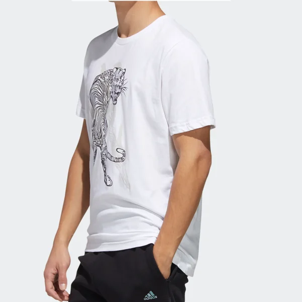 Men's Casual Short Sleeve Over-sized T-Shirt 100% Cotton Breathable and Printed Knitted Fabric 180 Grams Weight - Image 3