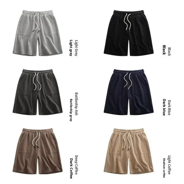 Men's Casual Athletic Workout Gym Shorts Coolmax Breathable Quick Dry Short Pant for Men - Image 3