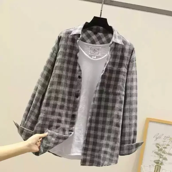 2025 Men's Plaid Casual Shirts - Image 5