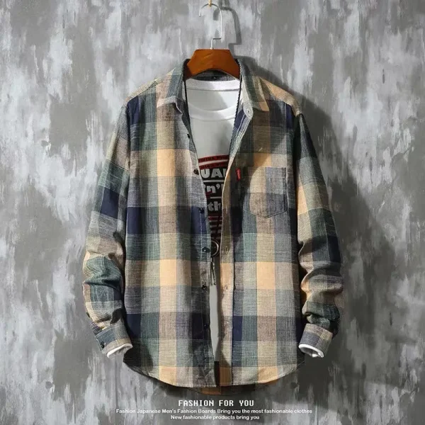 2025 Men's Plaid Casual Shirts - Image 6
