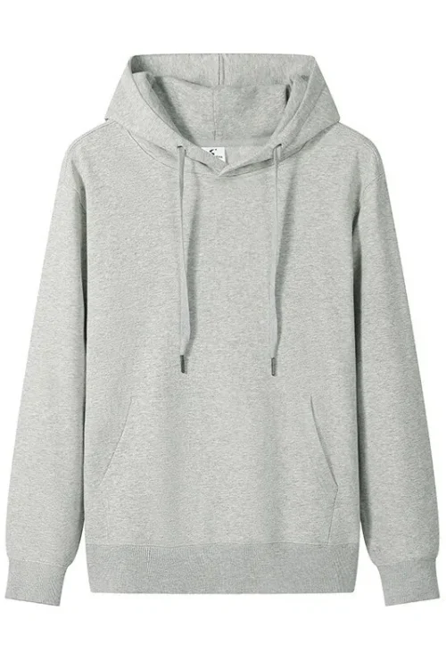 Unisex 300g Pure Cotton Hooded Sweatshirt  European Aerican Loose Fit Men Women Hoodie