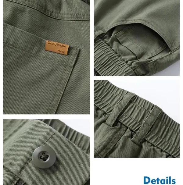 Men's Summer Casual  Solid Color Hot Shorts 2025 Summer Woven Sports Shorts for Men Shorts De Hombre - Image 4
