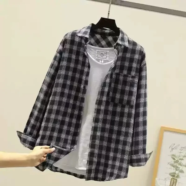 2025 Men's Plaid Casual Shirts - Image 4