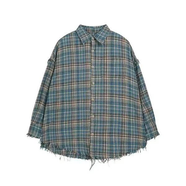 2025 Men's 100% Cotton Plaid Flannel Shirts Casual Summer Shirts Anti-Shrink Anti-Pilling Yarn Dyed Service Available - Image 4
