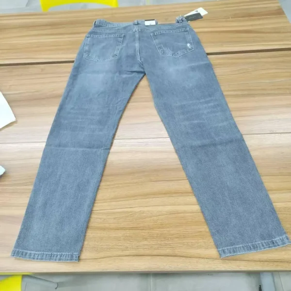American European Vintage Jeans Pants Cotton Denim Pants Washed Zipper Fly Design Fashion Jeans  Pants for Men - Image 6