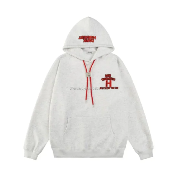 Men's High Quality Fleece Hoodie Sweatshirt Plus Size Print Pattern Capuche for Autumn Season - Image 2